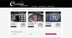 Desktop Screenshot of ceraga-immobilier.com